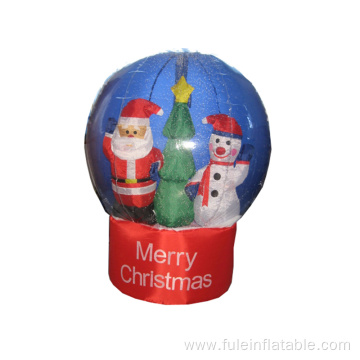Outdoor Indoor snow globe inflatable christmas decorations